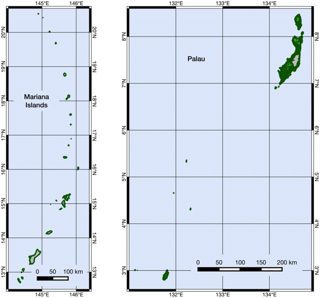 Marianas and Palau